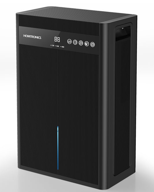 101OZ Dehumidifiers for Home,3L Water Tank,12-84 Hour Timer | Continuous Drain Hose,7-Color LED Light,Auto Shut-Off,35dB Quiet Dehumidifier Perfect for Bedroom,Bathroom,Basement