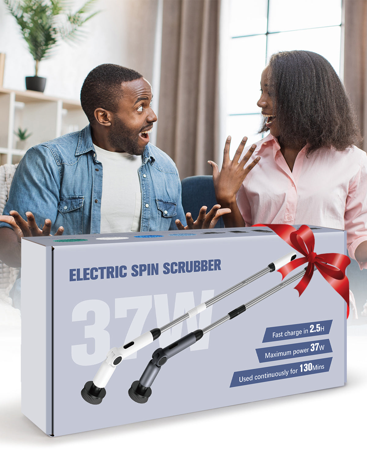 Homtronics 50KG Torque Electric Spin Scrubber